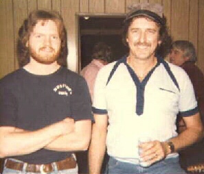 Phil Johnson and Buddy at Jeffran College 1980
