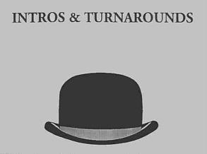 Intros & Turnarounds course
