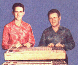 Buddy and Shot from the cover of a 1962 Sho-Bud brochure